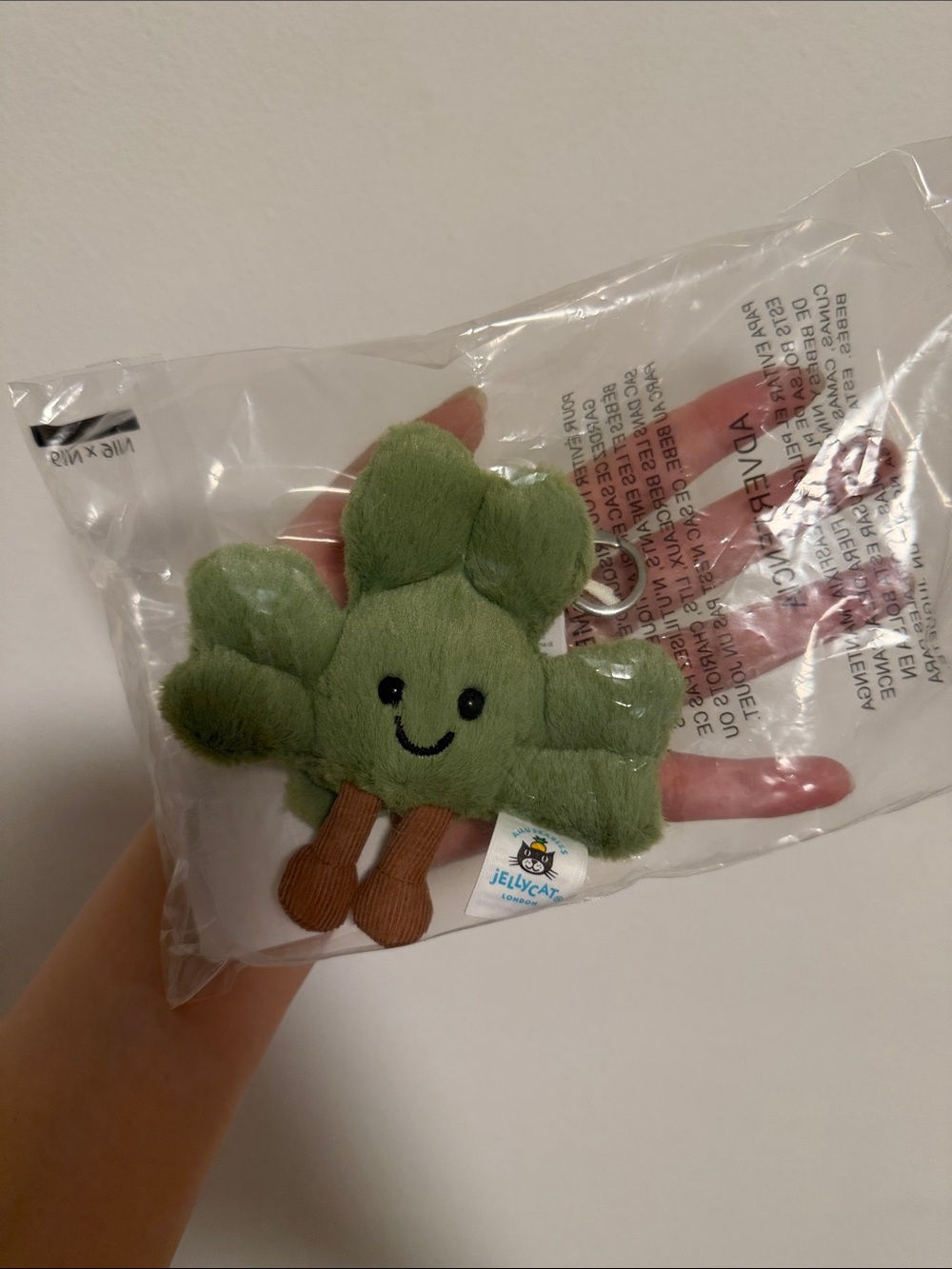 Jellycat Shamrock Bag Charm